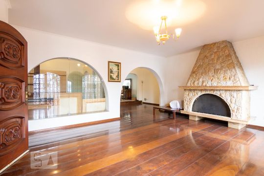 Sala de casa para alugar com 3 quartos, 350m² em Jardim, Santo André