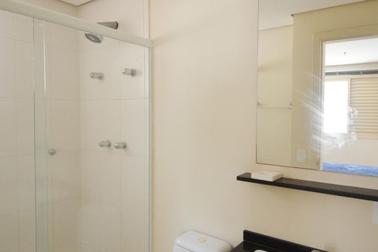 Cozinha de apartamento para alugar com 1 quarto, 27m² em Jardim Paulista, São Paulo