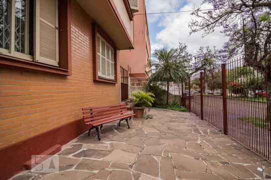Jardim de apartamento para alugar com 1 quarto, 43m² em Menino Deus, Porto Alegre
