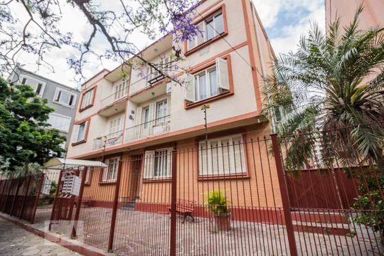Fachada de apartamento para alugar com 1 quarto, 43m² em Menino Deus, Porto Alegre