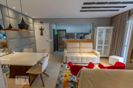 Sala de apartamento para alugar com 1 quarto, 62m² em Vila Anglo Brasileira, São Paulo
