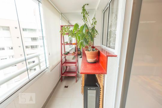 Varanda de apartamento para alugar com 1 quarto, 62m² em Vila Anglo Brasileira, São Paulo