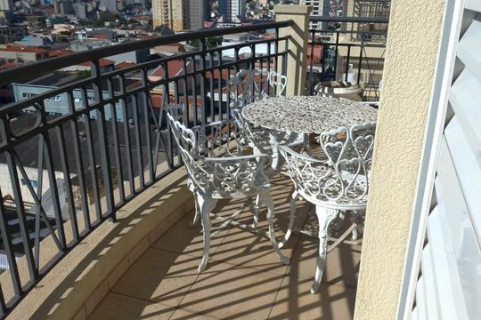 Varanda de apartamento à venda com 5 quartos, 156m² em Santa Paula, São Caetano do Sul