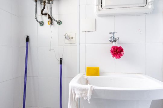 Área de Serviço de apartamento para alugar com 2 quartos, 63m² em Jaguaré, São Paulo