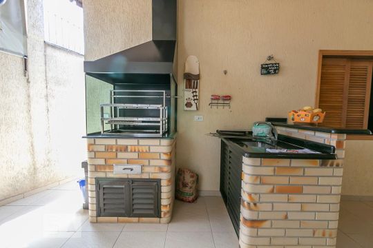 Área comum - Churrasqueira de casa para alugar com 3 quartos, 150m² em Jaguará, São Paulo