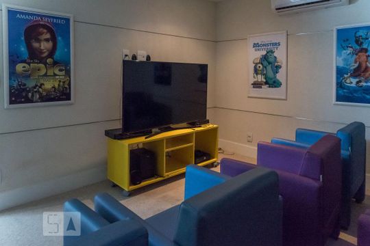 Área Comum - Sala de cinema  de apartamento à venda com 2 quartos, 76m² em Andaraí, Rio de Janeiro