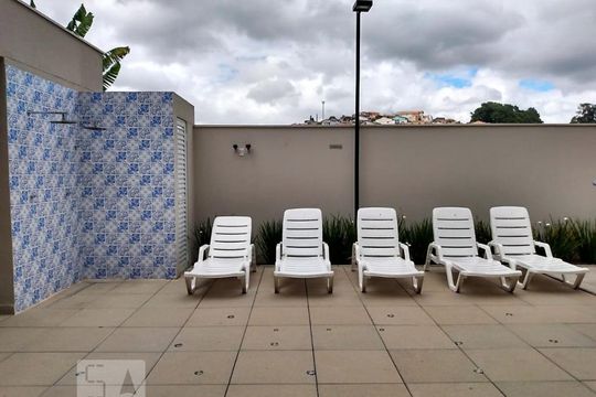 Área Comum Fonte interativa de piso de apartamento para alugar com 2 quartos, 48m² em Jardim Monte Alegre, Taboão da Serra