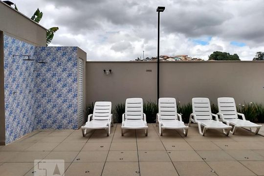 Área Comum Fonte interativa de piso de apartamento para alugar com 2 quartos, 48m² em Jardim Monte Alegre, Taboão da Serra