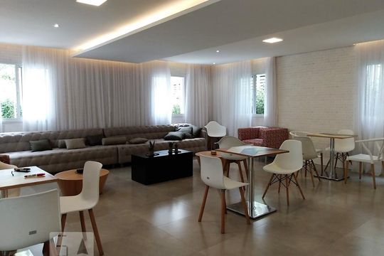 Área comum - Salão de festas de apartamento para alugar com 2 quartos, 48m² em Jardim Monte Alegre, Taboão da Serra