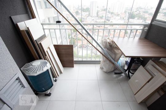 Varanda de apartamento à venda com 1 quarto, 49m² em Vila Santa Catarina, São Paulo
