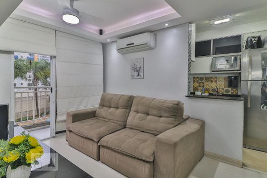 Sala de apartamento à venda com 2 quartos, 55m² em Jacarepaguá, Rio de Janeiro