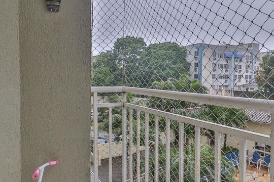 Varanda da Sala de apartamento à venda com 2 quartos, 55m² em Jacarepaguá, Rio de Janeiro