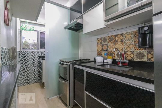 Cozinha e Área de Serviço de apartamento à venda com 2 quartos, 55m² em Jacarepaguá, Rio de Janeiro