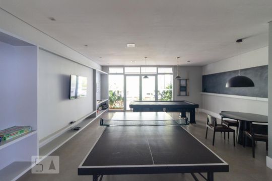 Salão de Jogos de kitnet/studio para alugar com 1 quarto, 37m² em Brooklin, São Paulo