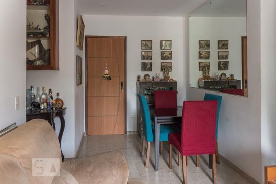 Sala  de apartamento à venda com 2 quartos, 52m² em Tijuca, Rio de Janeiro