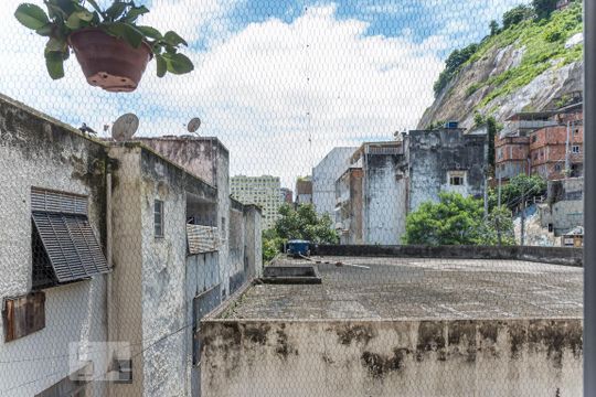 Vista da Sala  de apartamento à venda com 2 quartos, 52m² em Tijuca, Rio de Janeiro