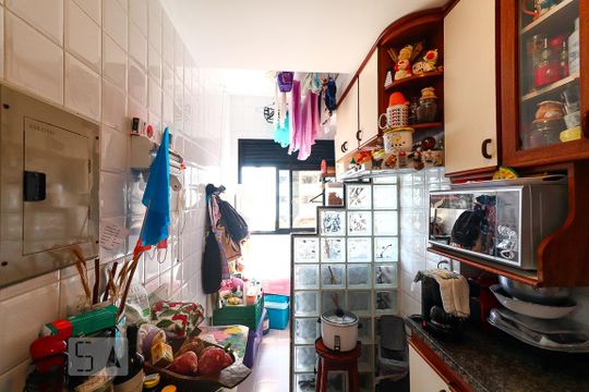 Cozinha de apartamento à venda com 1 quarto, 72m² em Barra da Tijuca, Rio de Janeiro