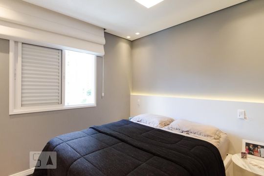 Quarto da suíte de apartamento à venda com 2 quartos, 100m² em Centro, São Bernardo do Campo