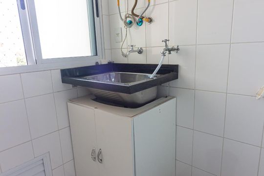 Área de serviço de apartamento à venda com 2 quartos, 80m² em Cidade São Francisco, São Paulo