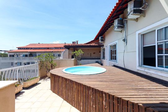 Piscina de apartamento à venda com 5 quartos, 420m² em Recreio dos Bandeirantes, Rio de Janeiro