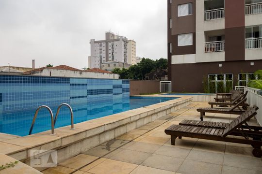 Área comum - Piscina de apartamento para alugar com 2 quartos, 65m² em Fundação, São Caetano do Sul