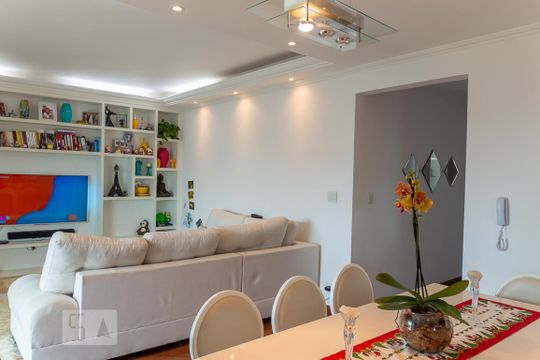Sala de apartamento à venda com 3 quartos, 136m² em Rudge Ramos, São Bernardo do Campo