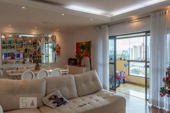 Sala de apartamento à venda com 3 quartos, 136m² em Rudge Ramos, São Bernardo do Campo