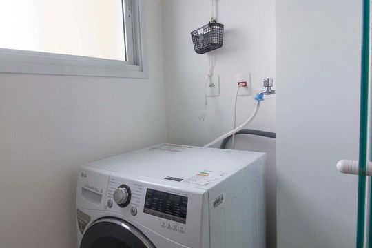 Área de Serviço de apartamento à venda com 1 quarto, 61m² em Vila Andrade, São Paulo