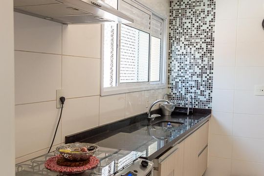 Cozinha de apartamento à venda com 2 quartos, 82m² em Rudge Ramos, São Bernardo do Campo