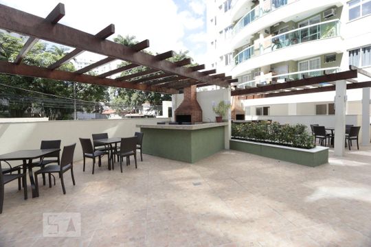 Área comum - Churrasqueira de apartamento à venda com 3 quartos, 143m² em Pechincha, Rio de Janeiro