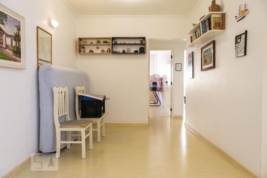 Sala de apartamento para alugar com 2 quartos, 109m² em Ponta da Praia, Santos