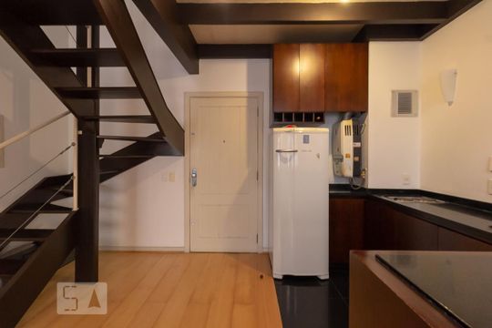 cozinha de apartamento à venda com 1 quarto, 63m² em Moinhos de Vento, Porto Alegre