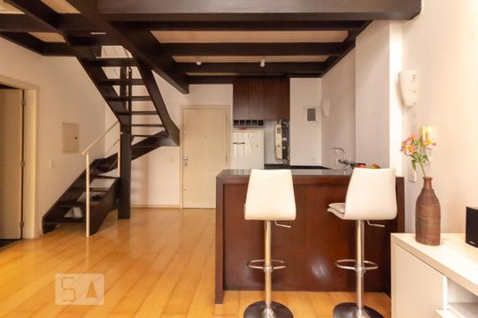 cozinha de apartamento à venda com 1 quarto, 63m² em Moinhos de Vento, Porto Alegre