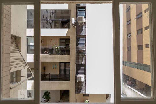 Vista de apartamento para alugar com 1 quarto, 60m² em Aparecida, Santos
