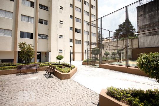 Área comum de apartamento para alugar com 2 quartos, 59m² em Centro, São Paulo