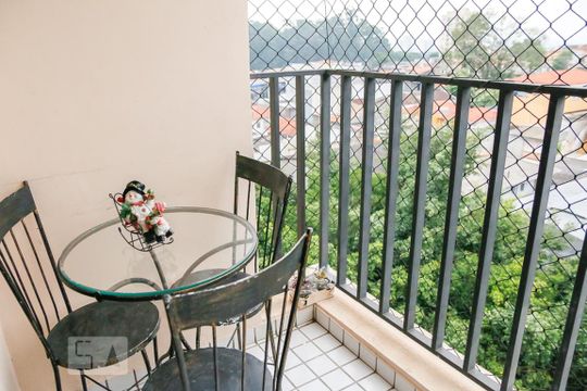 Sacada Sala de apartamento para alugar com 3 quartos, 70m² em Jardim Palmares, São Paulo
