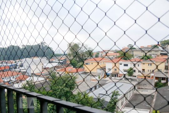 Vista Sacada Sala de apartamento para alugar com 3 quartos, 70m² em Jardim Palmares, São Paulo
