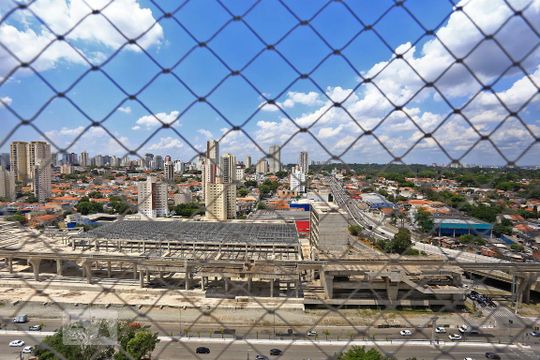 Vista da Varanda de kitnet/studio para alugar com 1 quarto, 43m² em Jardim Aeroporto, São Paulo