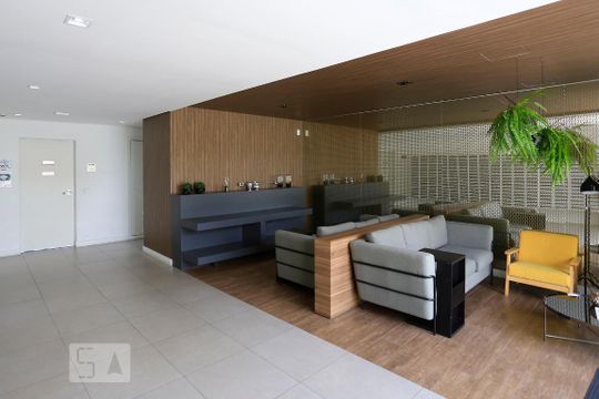 Hall de Entrada de kitnet/studio para alugar com 1 quarto, 43m² em Jardim Aeroporto, São Paulo