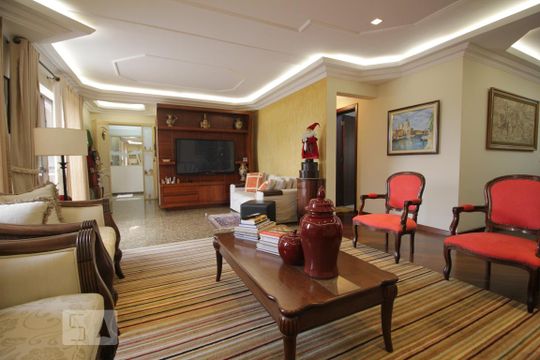 Sala de apartamento para alugar com 4 quartos, 290m² em Vila Suzana, São Paulo