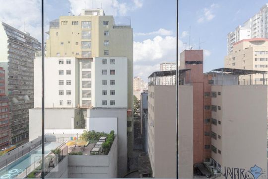 Vista de kitnet/studio para alugar com 1 quarto, 35m² em Bela Vista, São Paulo