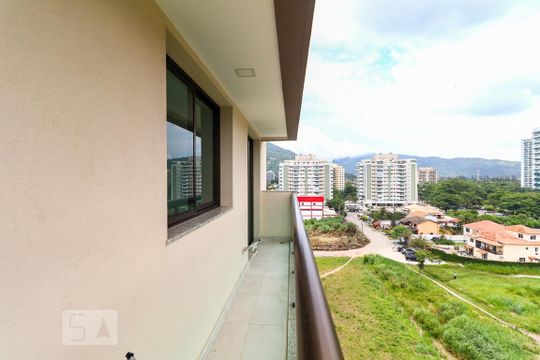 Varanda de apartamento para alugar com 2 quartos, 75m² em Recreio dos Bandeirantes, Rio de Janeiro