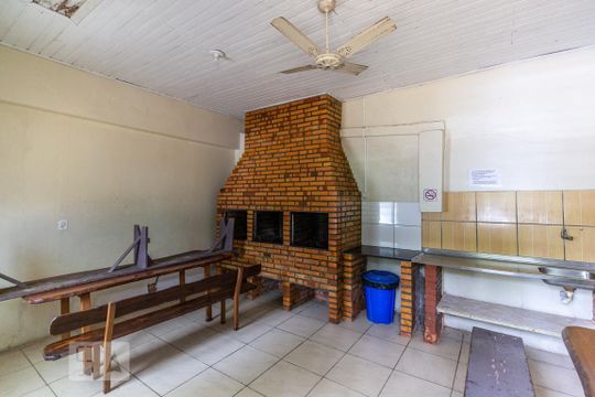 Área comum - Churrasqueira de apartamento à venda com 1 quarto, 41m² em Cristal, Porto Alegre