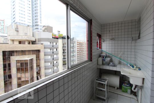 Área de Serviço de apartamento para alugar com 1 quarto, 35m² em Centro, Curitiba