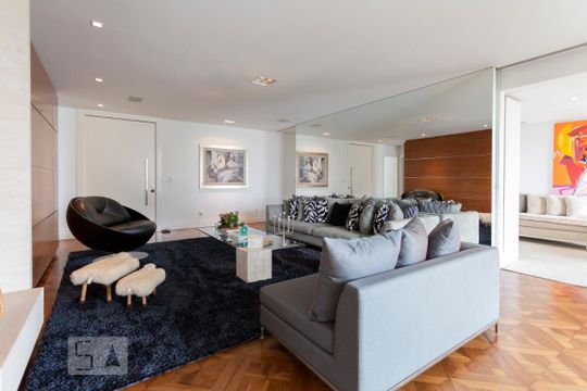 Sala de apartamento à venda com 1 quarto, 260m² em Higienópolis, São Paulo
