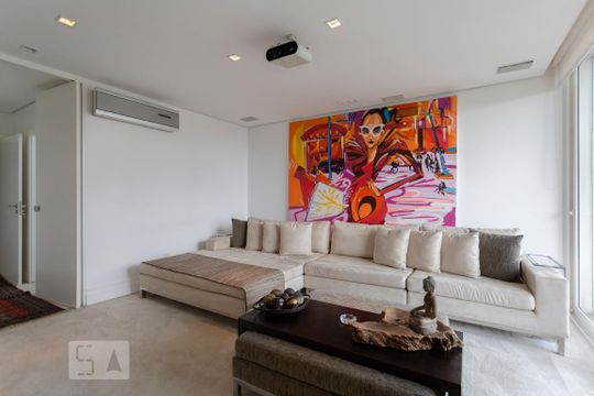 Sala de apartamento à venda com 1 quarto, 260m² em Higienópolis, São Paulo