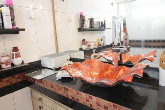 Pia de casa de condomínio à venda com 3 quartos, 155m² em Jardim Monte Kemel, São Paulo
