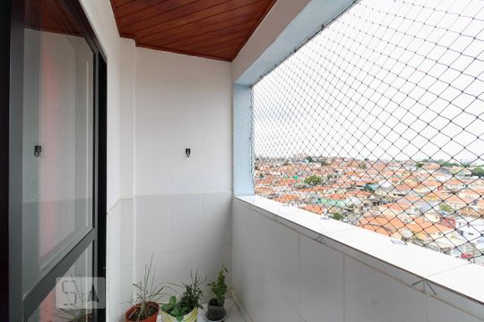 Varanda da Sala de apartamento à venda com 3 quartos, 78m² em Parque Fongaro, São Paulo