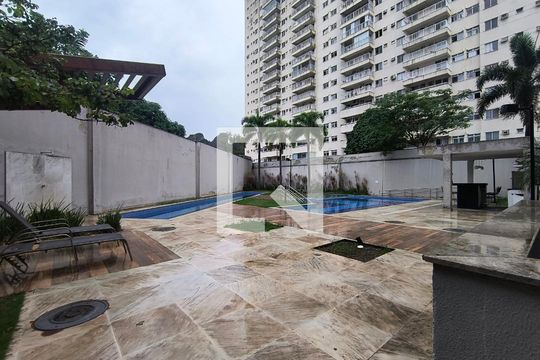 Área comum - Piscina de apartamento para alugar com 1 quarto, 36m² em Jacarepaguá, Rio de Janeiro