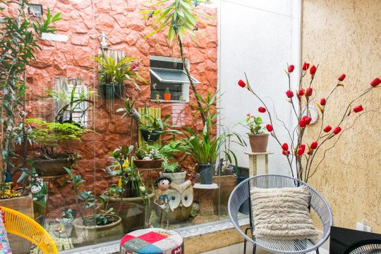 Sala de casa à venda com 3 quartos, 173m² em Vila Guiomar, Santo André